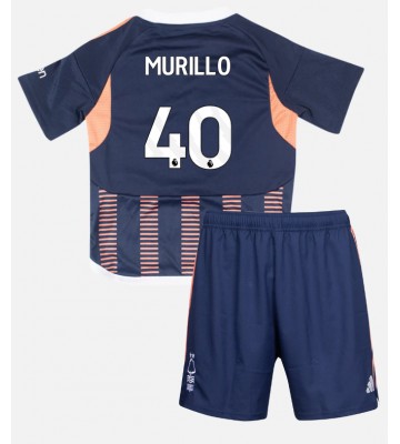 Nottingham Forest Murillo #40 Tercera Equipación Niños 2023-24 Manga Corta (+ Pantalones cortos)